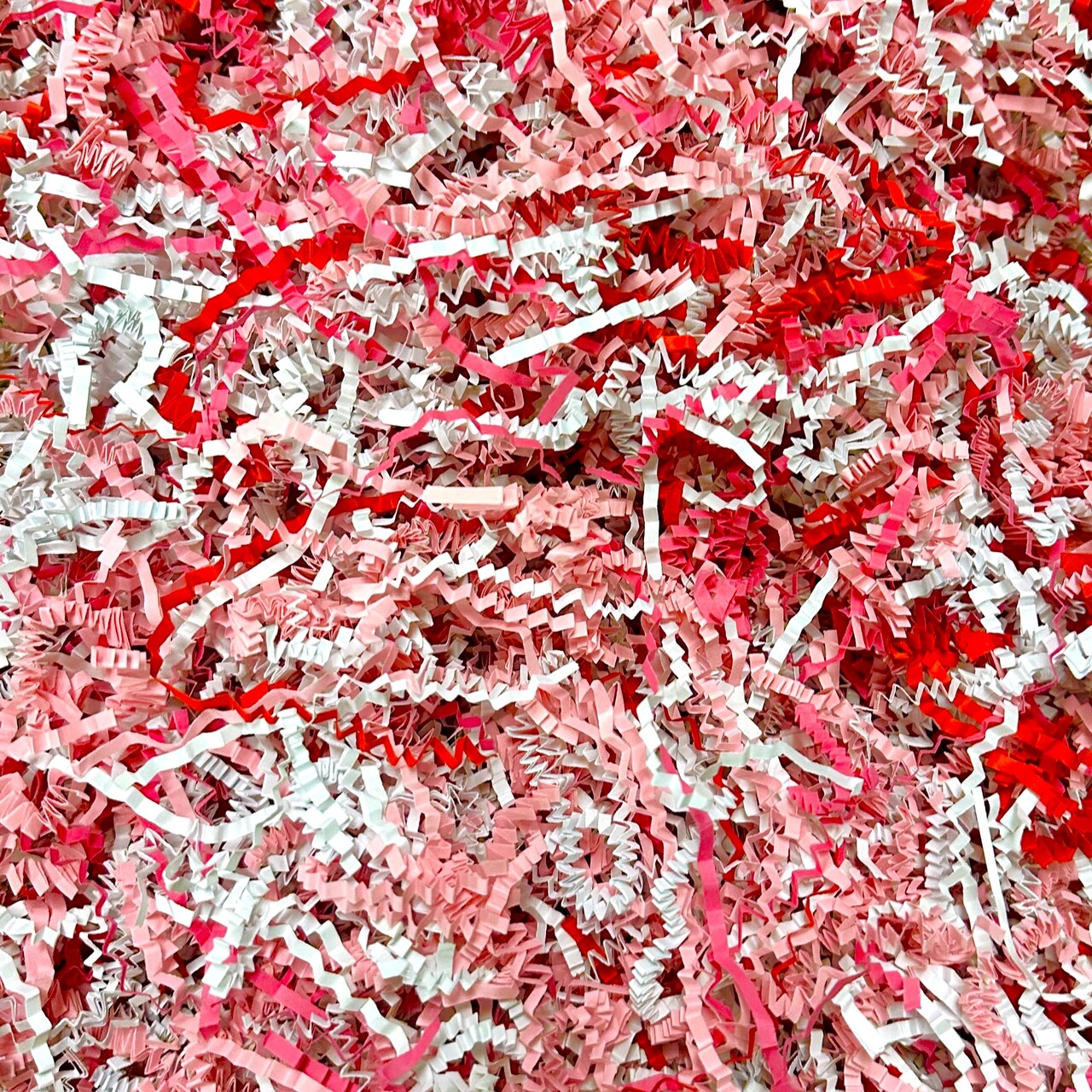 1 Pound of Valentine's Day Themed Crinkle Paper Shred for Gift Baskets and  Packaging